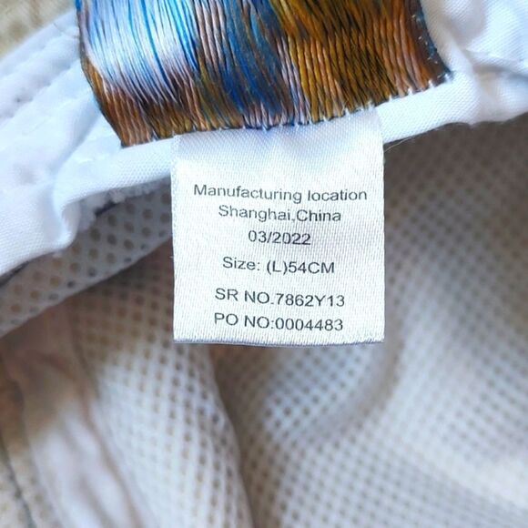 Brand New Venice, Florida 100% Cotton Kids‎ Size Large Bucket Hat With String - Picture 10 of 11